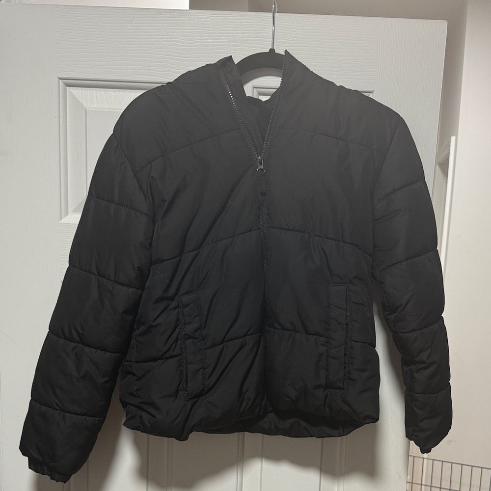Swiss Tech Kids Black Puffer Jacket